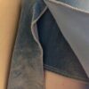 GK ICE FIGURE SKATE ADULT X-SMALL ASYM BLUE VELVET SWEETHEART JA FOIL DRESS AXS - Image 4