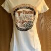 TEXAS LONGHORNS WOMEN M FOOTBALL T-SHIRT SHORT-SLEEVE CREW NECK WHITE PRINT SZ M