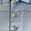 Jos A. Banks LEADBETTER GOLF MENS MED STAYS COOL TECH BLUE STRIPE POLO SHIRT SzM - Image 4