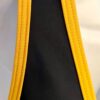 GK DANCE CHEER LADIES SMALL NAVY YELLOW DRY TECH V-NECK PERFORM TOP Sz AS NWT! - Image 5