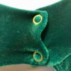 GK ICE SKATE LADIES SMALL 3/4SLV GREEN VELVT TURTLENK NAVY C/L DANCE UNITARD AS - Image 5