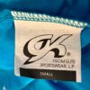 GK SUPPLEX WARM UP JACKET ADULT SMALL TURQUOISE FOIL WHITE GYMNASTIC CHEER Sz AS - Image 8