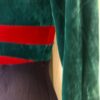 GK ICE SKATE LADIES SMALL 3/4SLV GREEN VELVT TURTLENK NAVY C/L DANCE UNITARD AS - Image 6