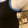 GK DANCE TOP ADULT MEDIUM BLACK MICROFIBER CAMISOLE DANCE CHEER JAZZ GYM Sz AM - Image 3
