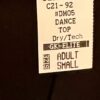 DANZ GEAR DANCE JAZZ CHEER ADULT SMALL BLACK DRY TECH ATHLETIC TANK TOP Sz AS - Image 4
