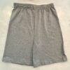 GK BOYS LARGE Gray Heather Cotton Blended RED "GYMNAST" Graphic Jersey Shorts L - Image 3