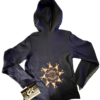 GK "MONKEY AROUND" HOODIE CHILD X-SMALL NAVY COTTON ZIP FRONT STREETWEAR SZ XS - Image 5