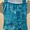 GK TURQOISE DENIM CHILD SMALL VELVET PRINT GYMNAST DANCE TANK LEOTARD Sz CS NWT! - Image 6