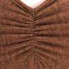 GK DANCE SKATE DRESS ANTIQUE COPPER LADIES SMALL LUREX SLVLS GEORGETTE SKIRT AS - Image 2
