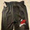 GK Youth LARGE Black Blended Cotton GYMNASTIC Graphic Heavyweight Jersey Shorts - Image 7