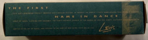 LEO'S DANCEWEAR ADULT SIZE 6 (Fits 4) BLACK LEATHER GIOFLEX JAZZ BOOT #7018 - Image 8