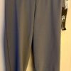 GK ELITE DANCE GIRLS MEDIUM CAPRI DRY TECH GRAY GYMNASTICS CHEER TIGHTS  SZ M - Image 3