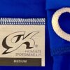 GK SHANNON MILLER BOXERS YOUTH MEDIUM BLUE NYLON GYMNASTS CHEER WORKOUT SHORTS M - Image 7