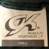 GK CHILD SMALL MINI WORKOUT SHORTS GREEN VELVET CHEER DANCE GYMNASTICS Sz CS NWT - Image 5