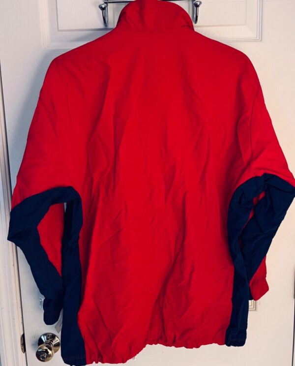 GK TUNIC LENGTH WARM UP JACKET UNISEX ADULT MED RED SUPPLEX GYMNASTIC CHEER Sz M - Image 3