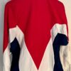 GK RED WHITE BLUE ADULT SMALL SUPPLEX NYLON GYMNASTS CHEER SKATE WARM UP SET S - Image 4