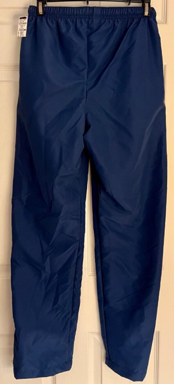 GK WARM UP ADULT SMALL NAVY MICROFIBER GYMNASTS SKATE CHEER ATHLETIC PANTS Sz S - Image 4