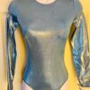GK LADIES SMALL LgSLV COLUMBIA MYSTIQUE GYMNASTICS DANCE LEOTARD Sz AS NWT!
