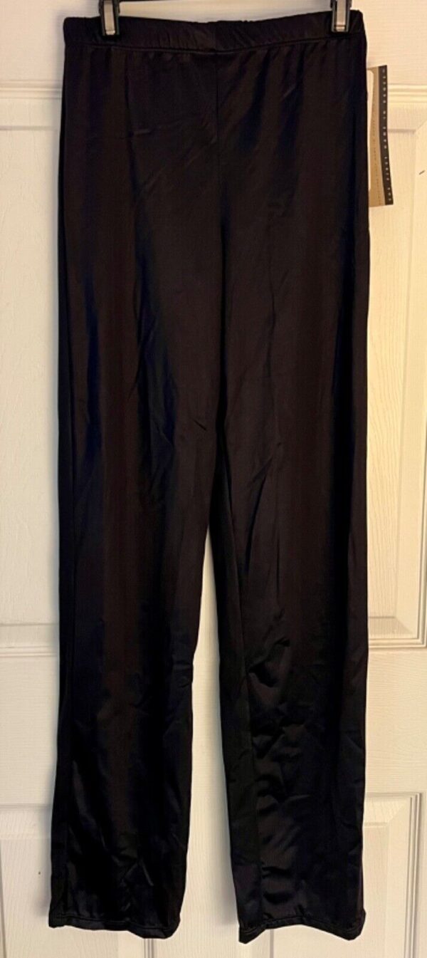 LEO'S DANCEWEAR JAZZ DANCE LADIES SMALL BLACK NYLON/SPANDEX STRAIGHT LEG PANTS S - Image 7