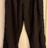 GK WARM UP ADULT SMALL BLACK SUPPLEX ANKLE ZIP GYMNASTS CHEER ATHLETIC PANTS S - Image 2