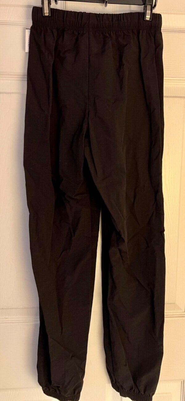 GK WARM UP UNISEX CHILD LARGE BLACK SUPPLEX NYLON GYMNASTICS CHEER PANTS SZ L - Image 3