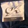 GK ELITE JAZZ DANCE CHEER GIRLS MEDIUM NAVY CRUSHED VELVET TANK CROP TOP Sz CM - Image 6