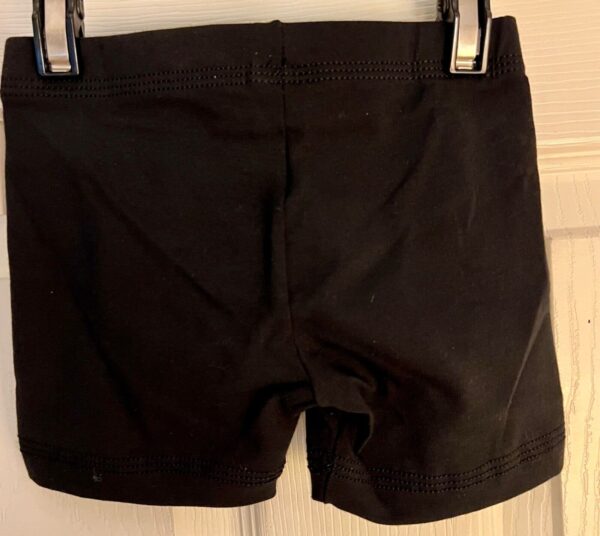 GK SHANNON MILLER CHILD TODDLER BLACK COTTON STRETCH DANCE GYMNAST SHORTS SZ TOD - Image 2