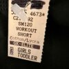 GK SHANNON MILLER CHILD TODDLER BLACK COTTON STRETCH DANCE GYMNAST SHORTS SZ TOD - Image 4