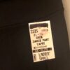 GK ELITE DANCE JAZZ LADIES SMALL BLACK MICROFIBER CUFFED CAPRI PANTS Sz AS NWT - Image 3