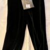 GK ELITE DANCE LADIES SMALL BLACK SMOOTH VELVET CUFFED CAPRI PANTS Sz AS NWT!