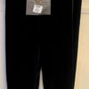 GK ELITE DANCE LADIES SMALL BLACK SMOOTH VELVET CUFFED CAPRI PANTS Sz AS NWT! - Image 2