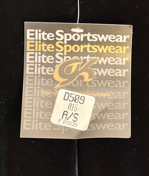 GK ELITE DANCE LADIES SMALL BLACK SMOOTH VELVET CUFFED CAPRI PANTS Sz AS NWT! - Image 3