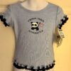 GK "TEAM USA GYMNASTICS" CHILD 4 TODDLER PANDA TEE RUFFLE SSLV COTTON TOP SZ 4T - Image 2