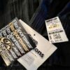 GK WARM UP SET UNISEX CHILD LG BLACK CRINKLE NYLON GYMNASTIC CHEER JACKET/PANTS - Image 9