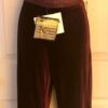 GK DANCE JAZZ LADIES X-SMALL WINE VELVET WINE TWILIGHT WAISTBAND PANTS SZ XS NWT - Image 6