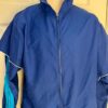 GK WARM UP JACKET UNISEX ADULT SMALL ROYAL MICROFIBER LAYER SLV GYMNASTS SKATE S