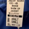 GK WARM UP JACKET UNISEX ADULT SMALL ROYAL MICROFIBER LAYER SLV GYMNASTS SKATE S - Image 9