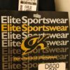 GK FAUX WRAP SKIRT CHILD LARGE BLACK GEORGETTE FOIL WAIST DANCE BALLET CL NWT! - Image 5