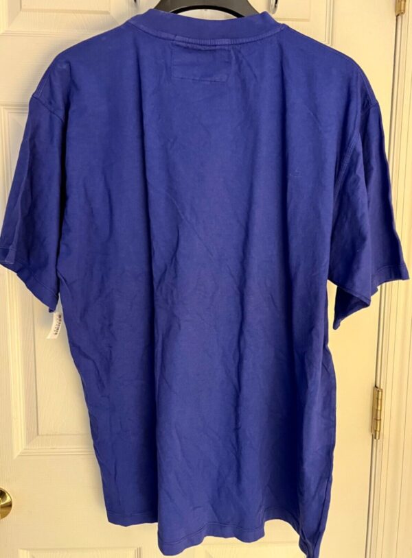 VTG UNIVERSITY WEAR MENS X-LARGE ROYAL  HVY WT COTTON POCKET TEE NO SHRINK Sz XL - Image 2