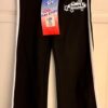 GK 'TUMBLE' GRAPHIC CHILD SMALL BLACK COTTON/SPANDEX WHITE STRIPES CAPRIS Sz CS