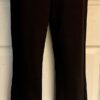 GK DANCE JAZZ LADIES SMALL BLACK NYLON/SPANDEX BOOT CUT LEG TRAINING PANTS SZ S