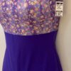 GK DANCE BIKETARD ADULT SMALL ENCHANTED FOIL LAVENDER N/S WORKOUT GYM TANK AS - Image 4