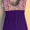 GK DANCE BIKETARD ADULT SMALL ENCHANTED FOIL LAVENDER N/S WORKOUT GYM TANK AS - Image 6