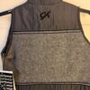 GK SKATE GIRLS SMALL GRAY POLY FLEECE CRINKLE NYLON CROPPED RIBBON TRIM VEST S - Image 5
