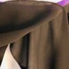 GK FAUX WRAP SKIRT CHILD SMALL BLACK GEORGETTE FOIL WAIST DANCE BALLET SZ S NWT! - Image 4