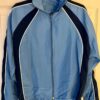 GK WARM UP JACKET CHILD MEDIUM ROYAL SUPPLEX NAVY WHITE PERFORMANCE FIT Sz M NWT - Image 2