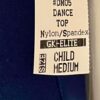 GK DANCE JAZZ CHEER GIRLS MEDIUM NAVY BLACK DRY TECH ATHLETIC TANK TOP SZ M - Image 5
