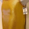 GK Elite Gold Hologram CHILD SMALL Polyester Tank Dance Cheer Gymnastic Top SZ S - Image 3