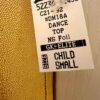 GK Elite Gold Hologram CHILD SMALL Polyester Tank Dance Cheer Gymnastic Top SZ S - Image 4