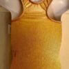 GK Elite Gold Hologram CHILD SMALL Polyester Tank Dance Cheer Gymnastic Top SZ S - Image 5